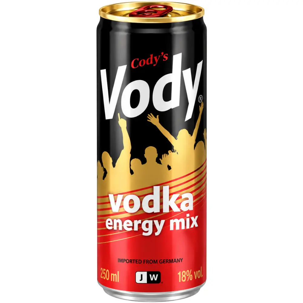 Vody Vodka Energy Mix 18% canette 250 ml