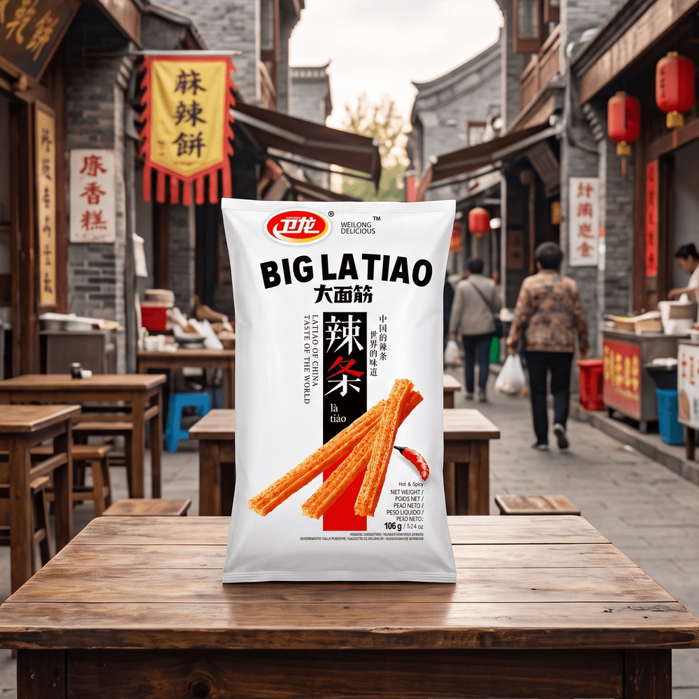 Weilong Big La Tiao Picante y Caliente