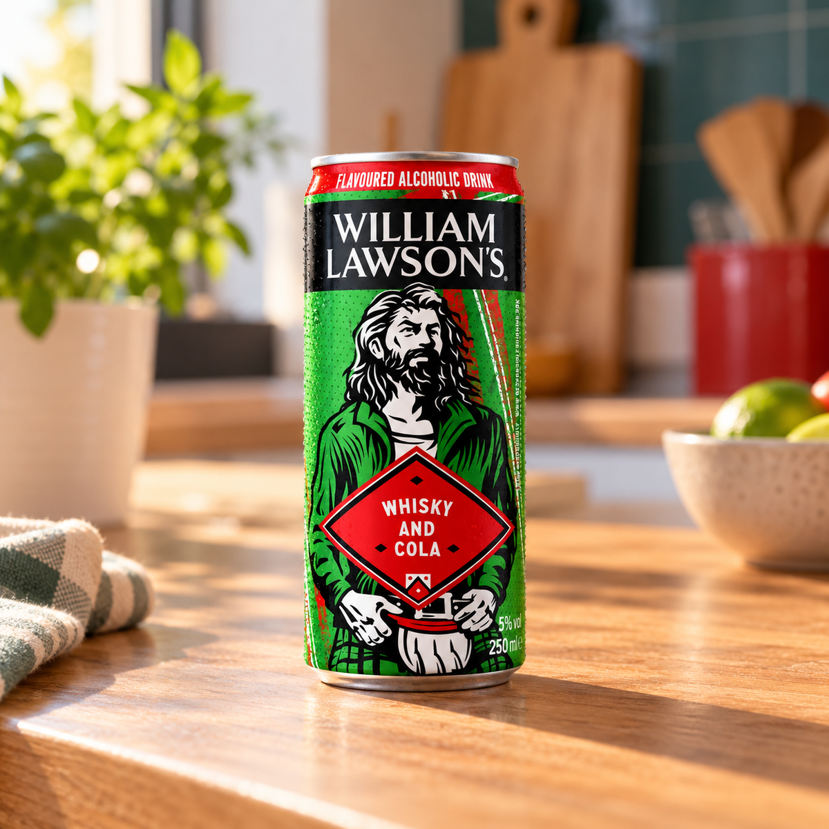 Whisky William Lawson's con cola, 5 % de alcohol