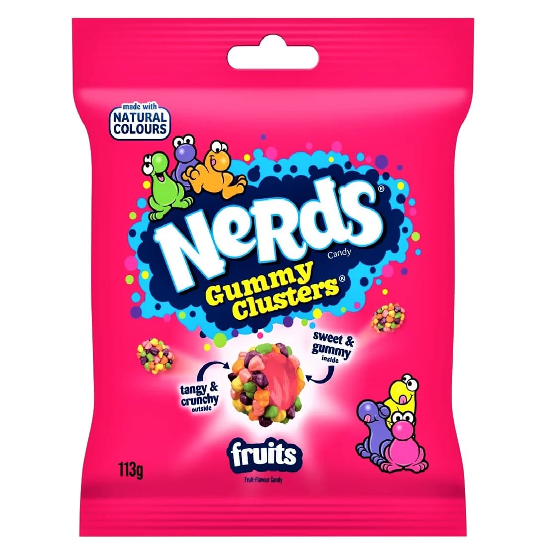 Wonka Nerds Gummy Clusters Fruits bonbons fruités 113 g