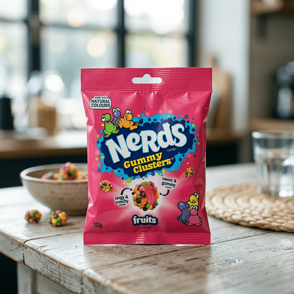 Wonka Nerds Gummy Clusters Fruits bonbons fruités 113 g
