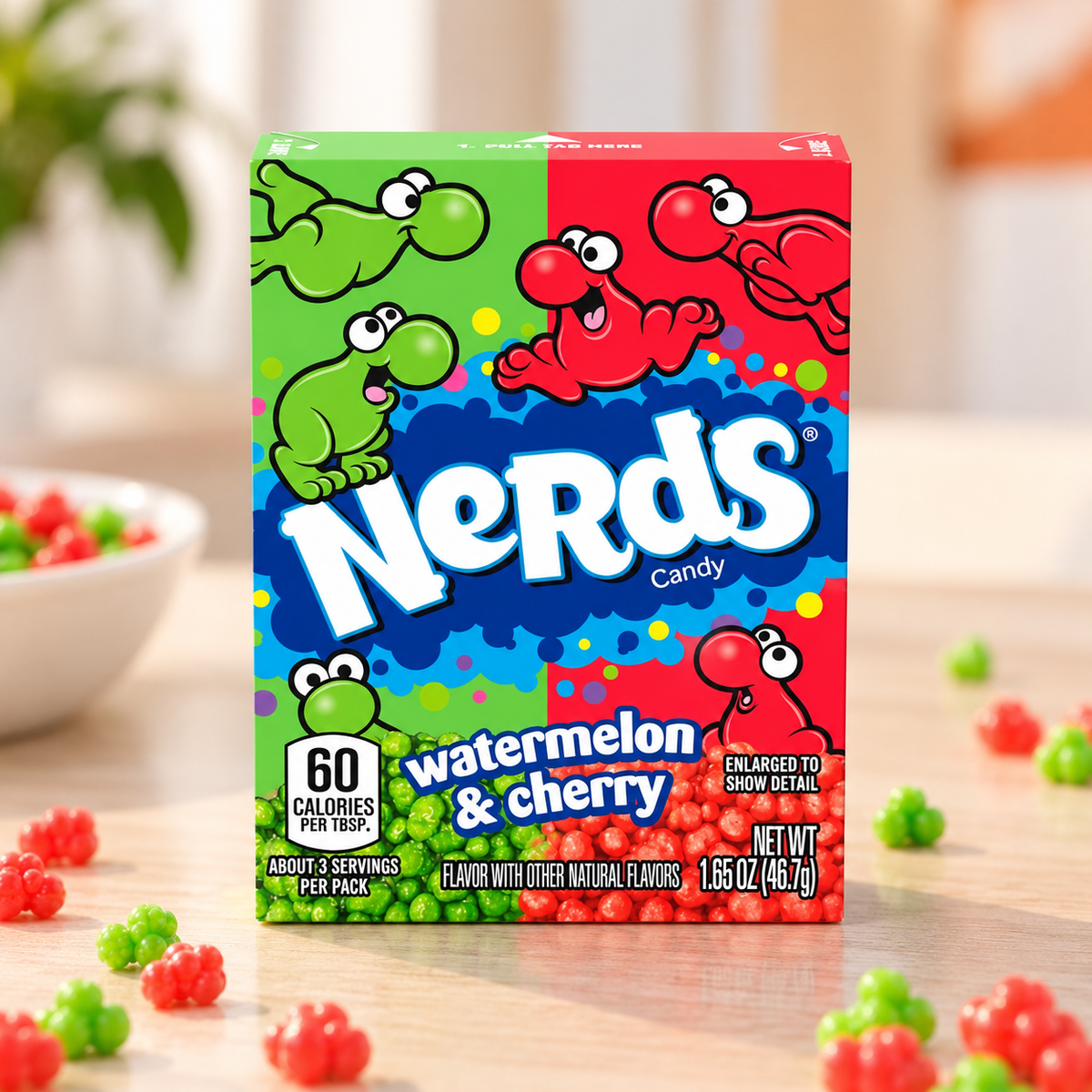 Nerds de Wonka de sandía y cereza, pequeño