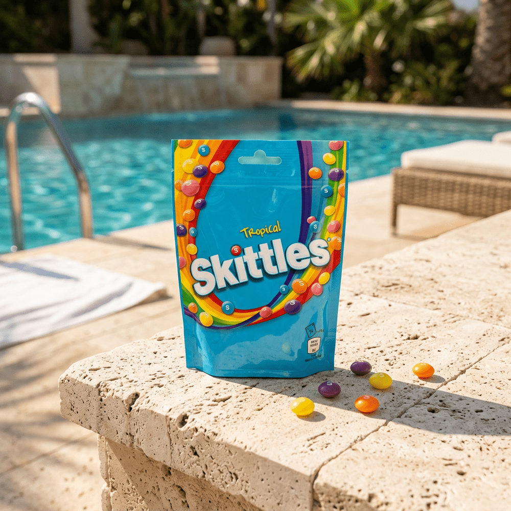 Bolsa de paquete Skittles Tropical