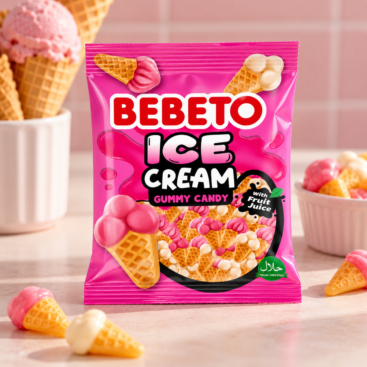 Helado de gelatina Bebeto