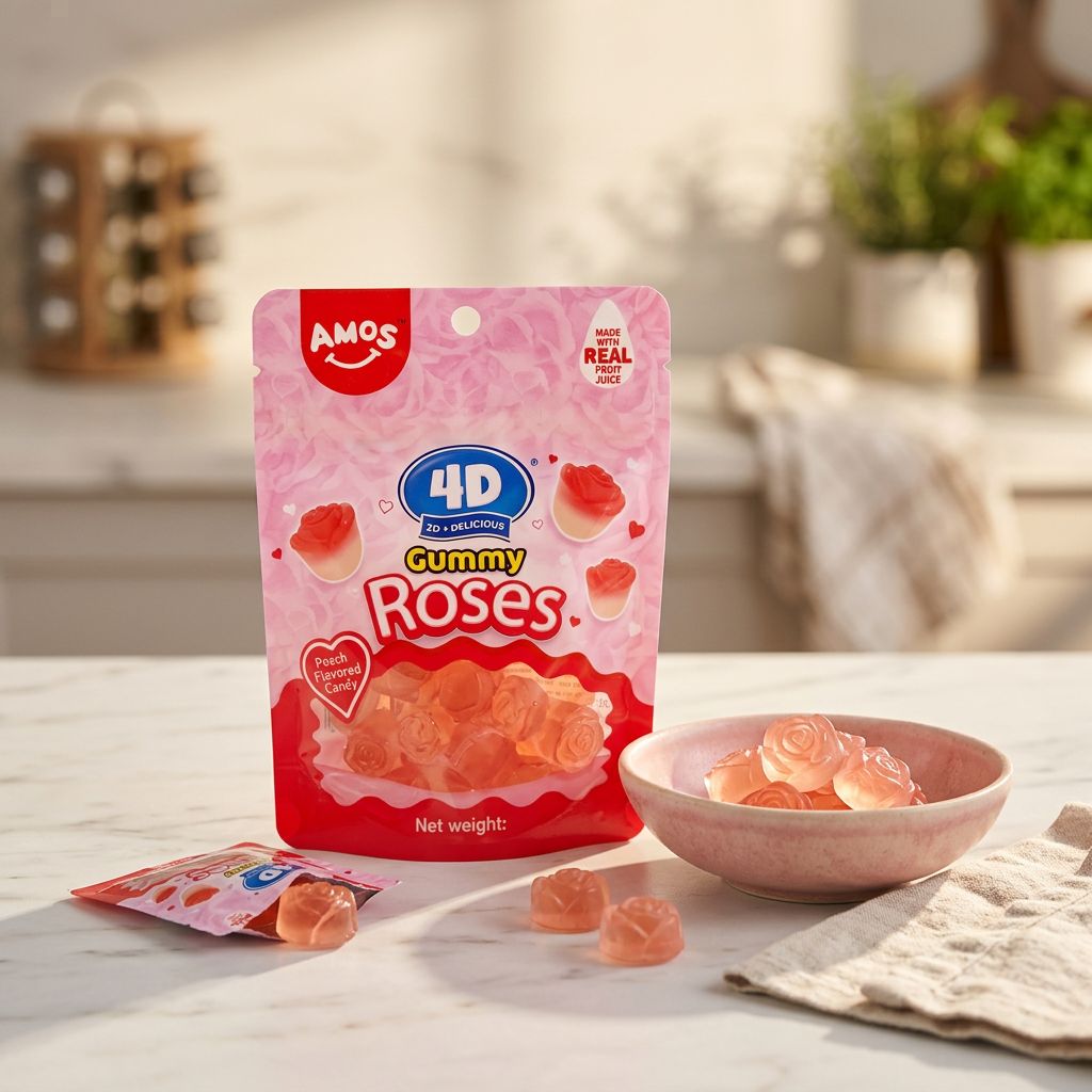 Amos 4D Gomitas Rosas