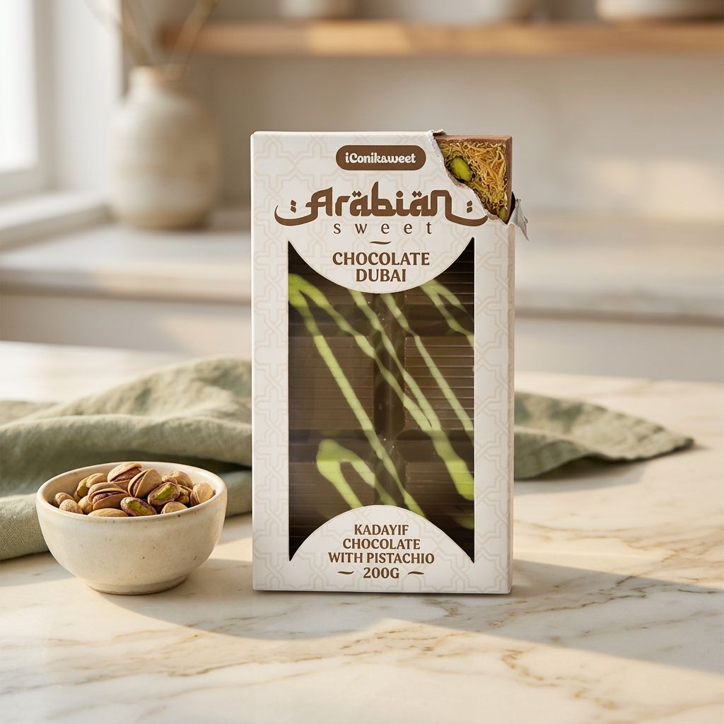 Bombón árabe Dubái Rayadif Chocolate & Pistacho