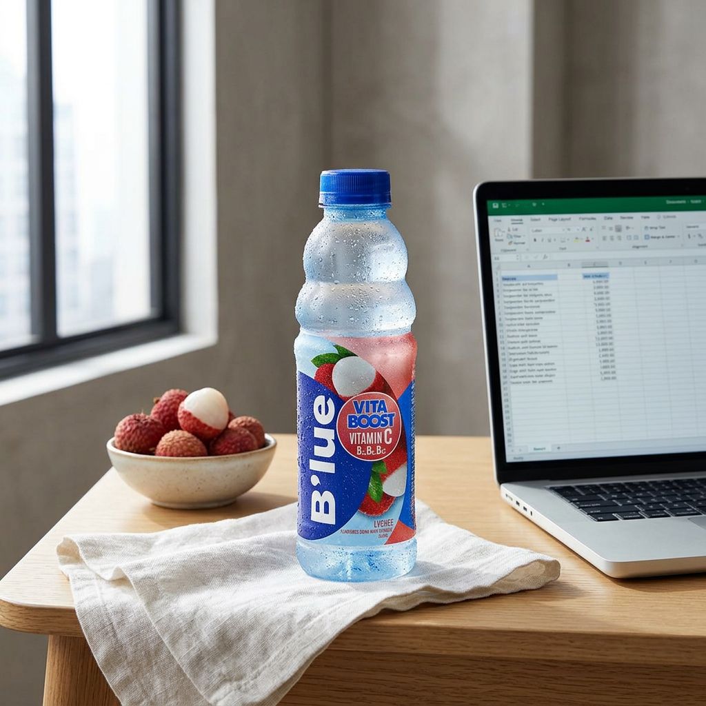 Bebidas de Vitaminas B'lue Lichi