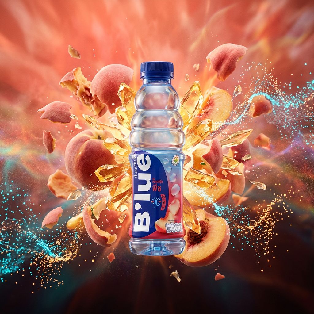 Bebidas Vitamínicas B'lue Melocotón