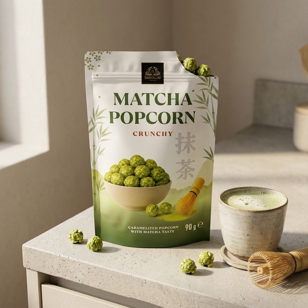 Bardollini Matcha Palomitas Crujientes