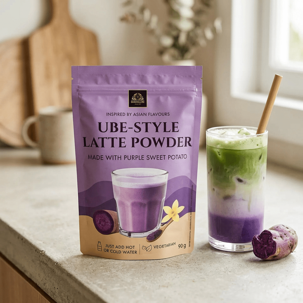 Bardollini Matcha estilo latte de ube