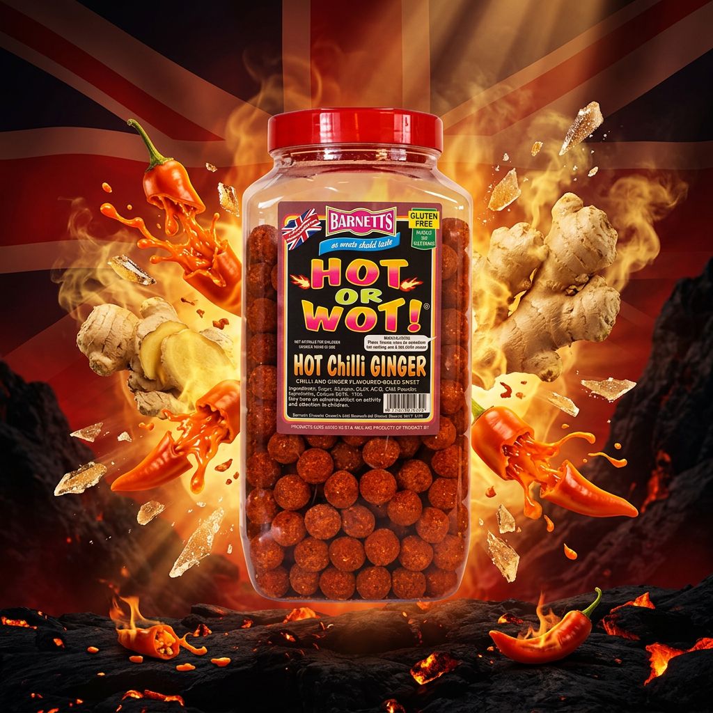 Barnetts Hot Or Wot Chile Jengibre