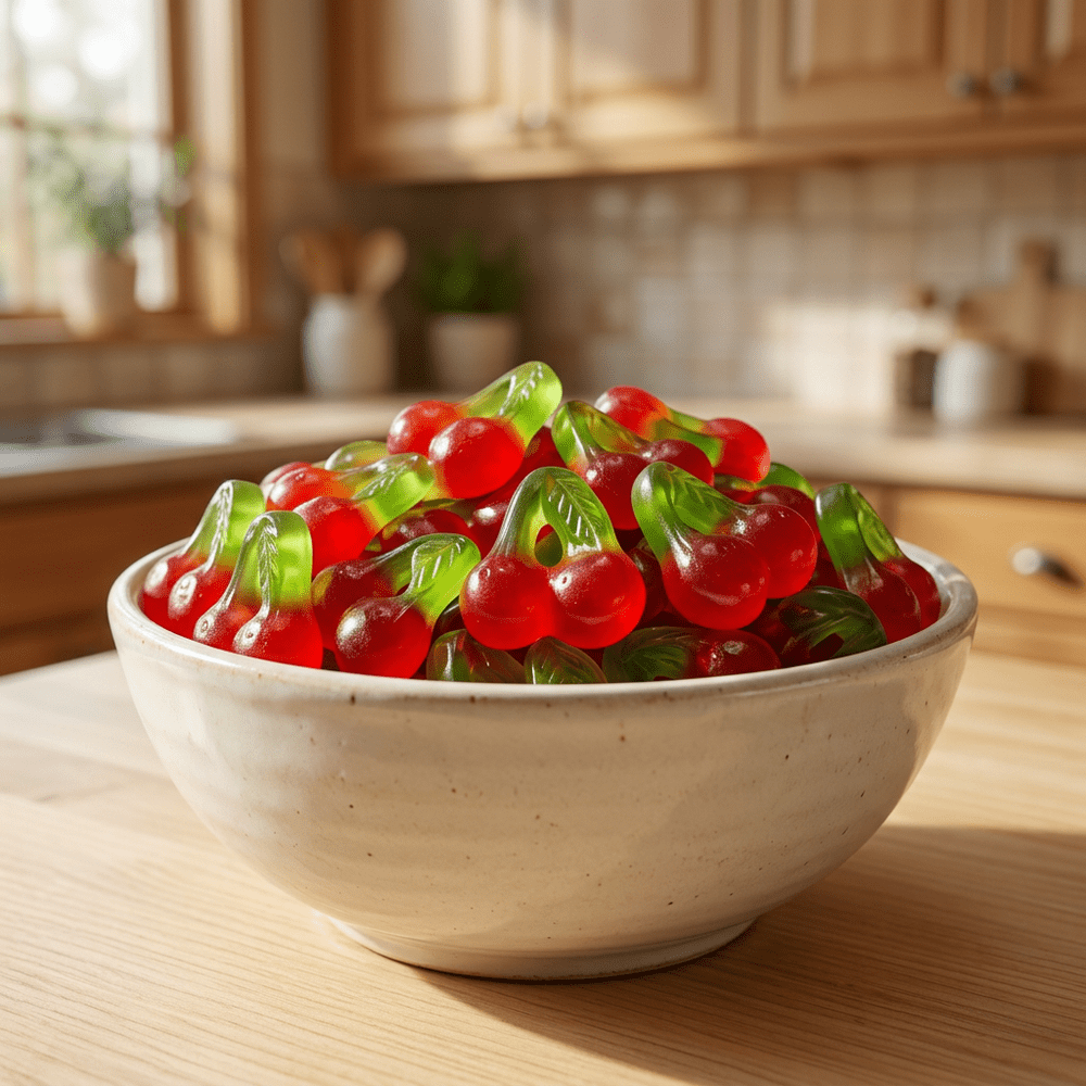 Bonbons Bebeto Cherry Pick'n Mix présentés dans un bol | My American Shop