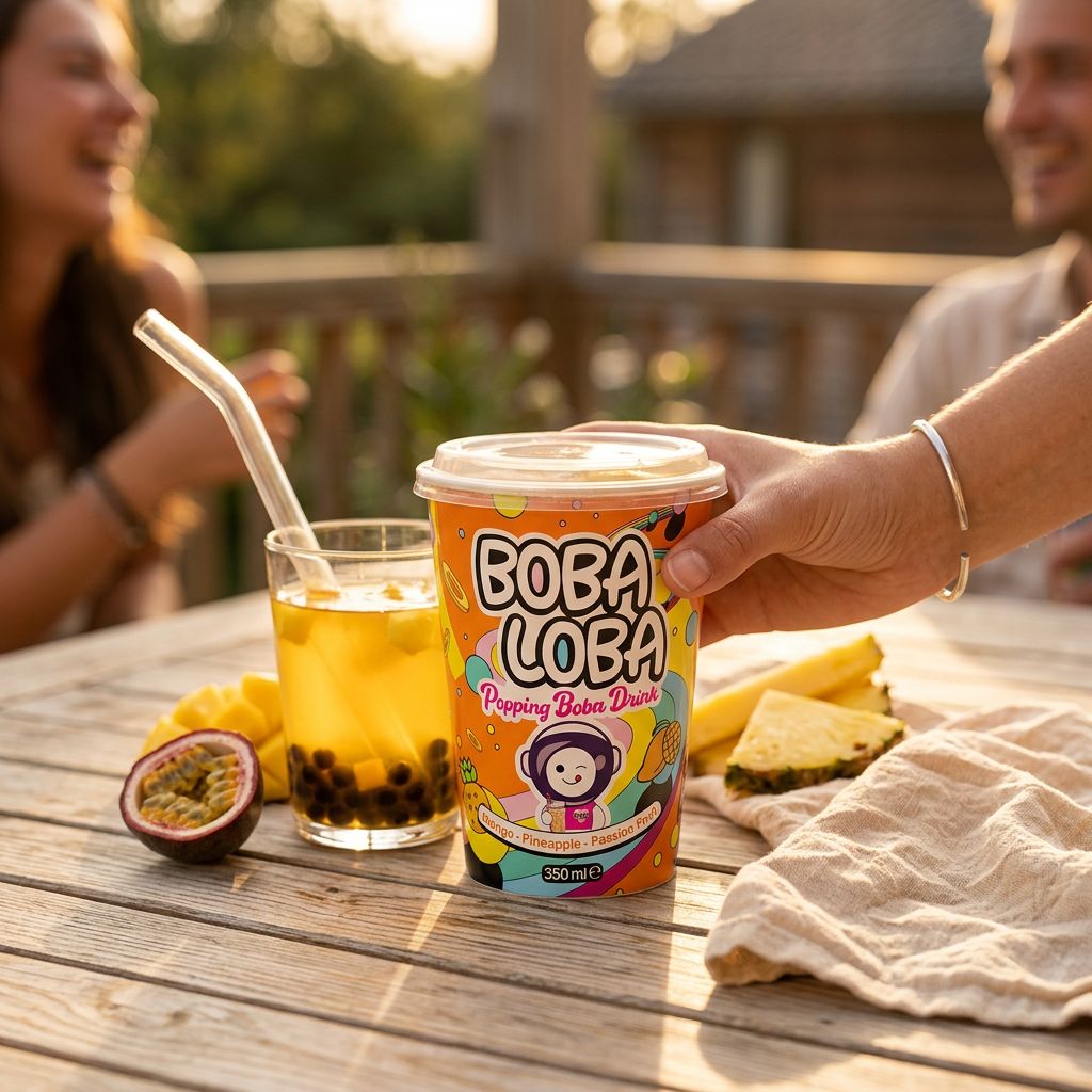 Boba Loba Mango Piña y Maracuyá