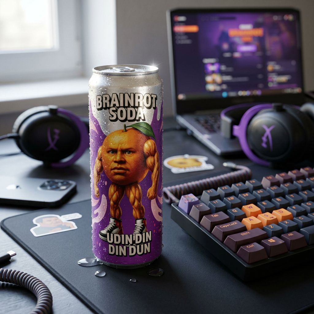 Brainrot Soda Udin Din Din Dun