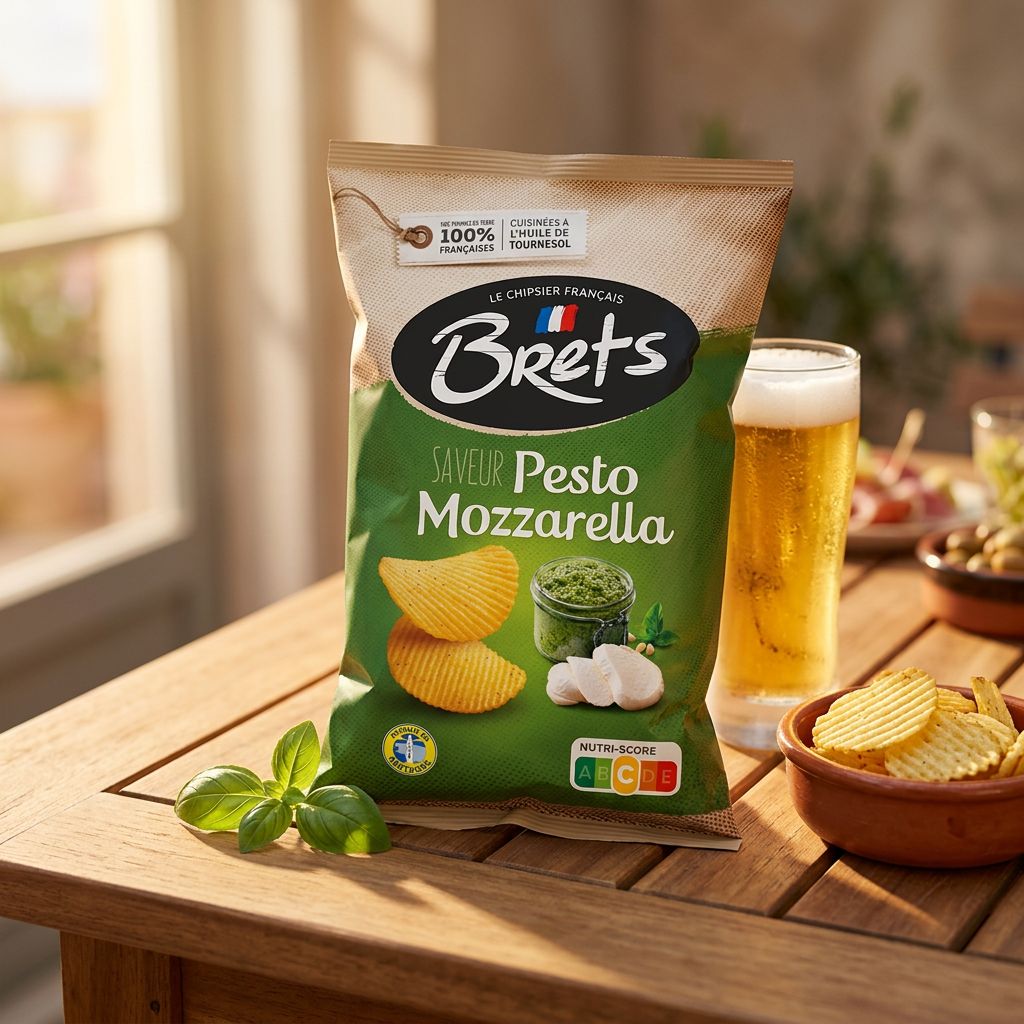 Brets Sabor Pesto Mozzarella