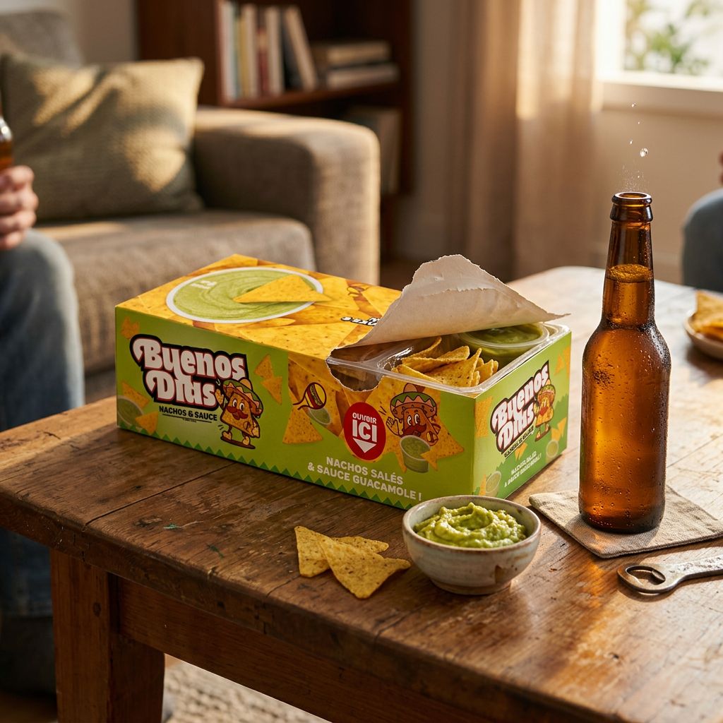 Buenos Días Nachos Salados y Salsa Guacamole