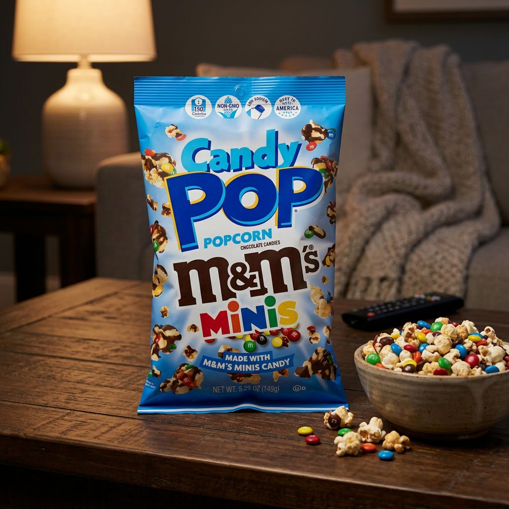 Candy Pop Popcorn M&m's Minis