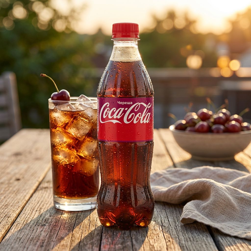 Botella Coca Cola Cherry
