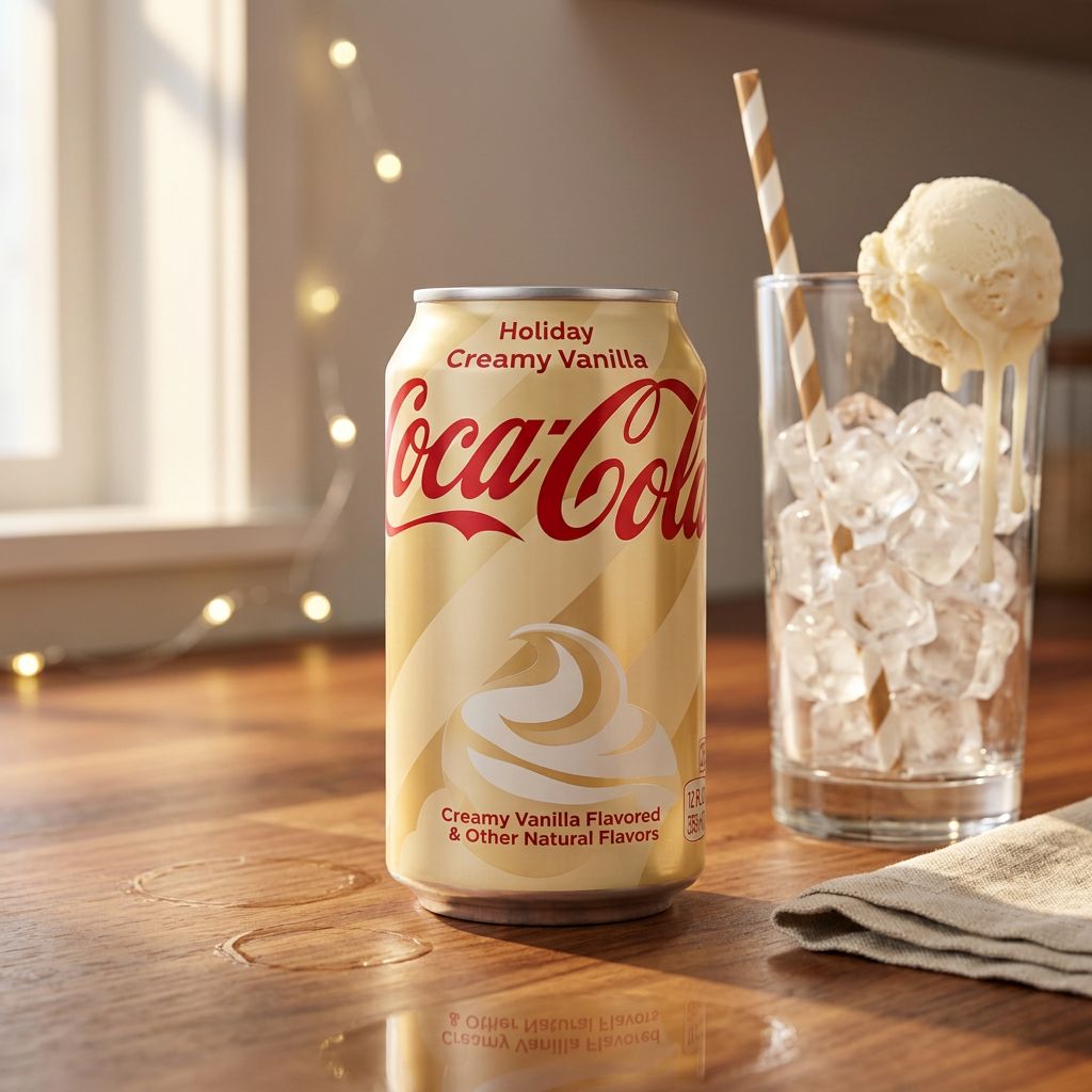 Coca Cola Crema de Vainilla Navideña