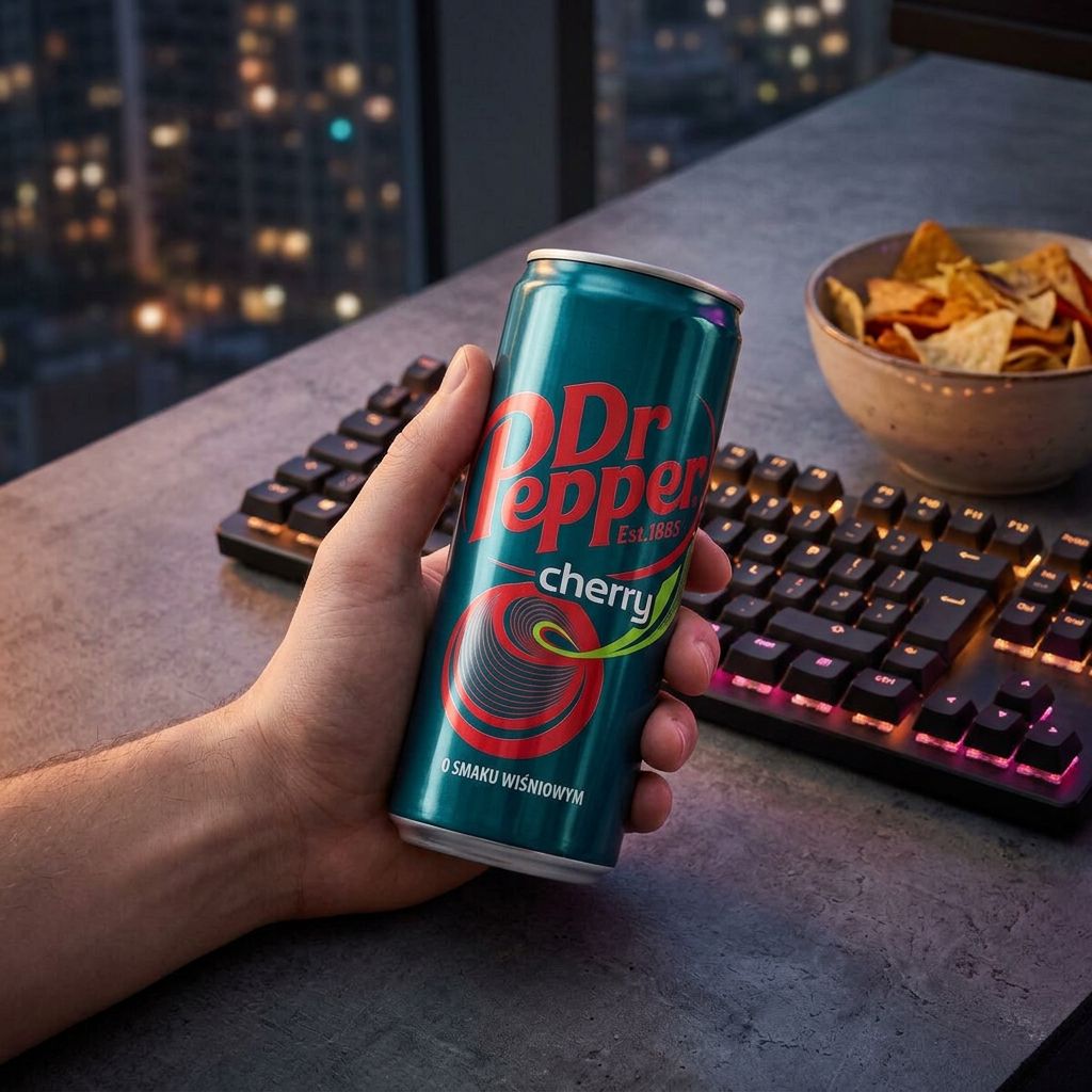 Dr Pepper Slim Can Cereza