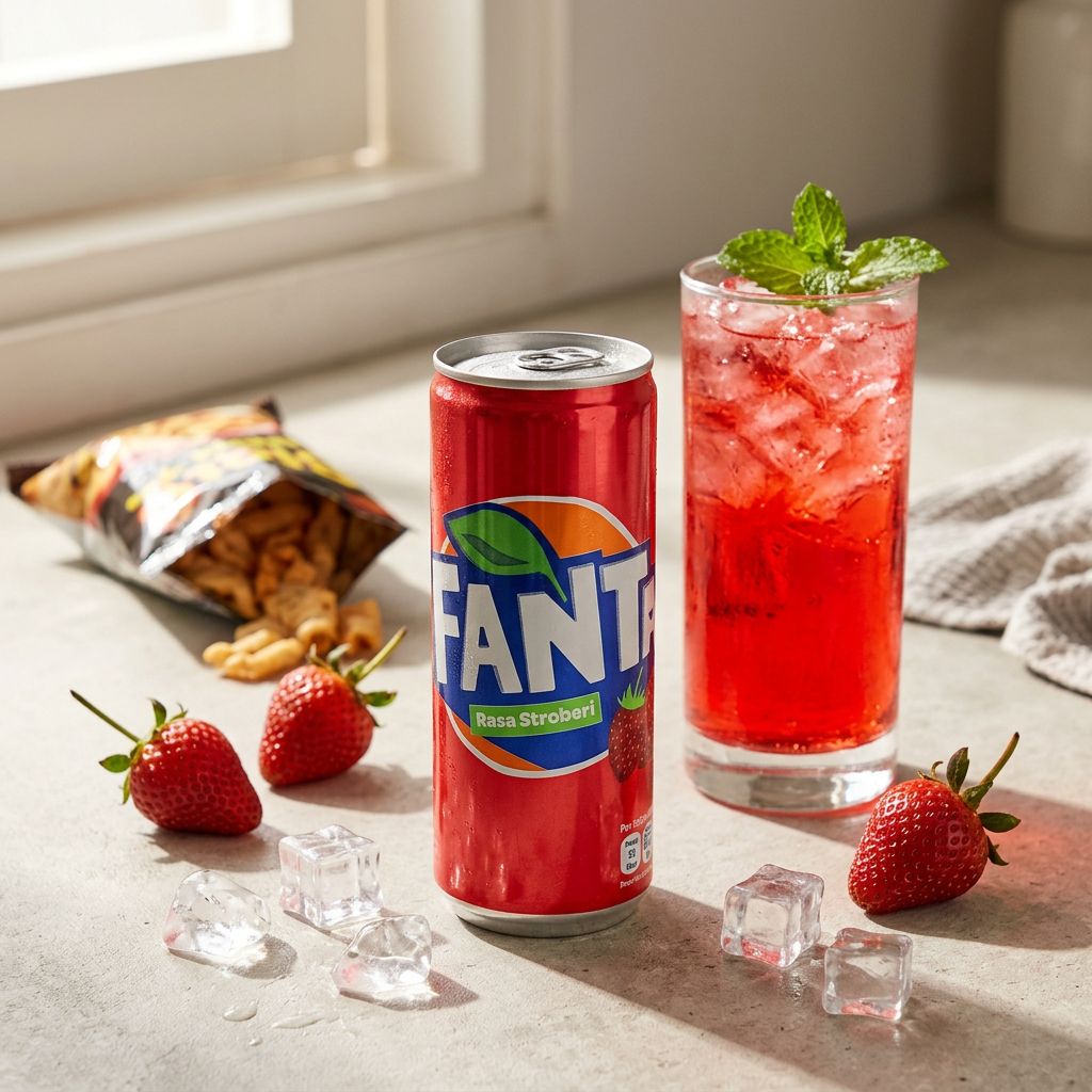 Fanta Indonesia Fresa Pequeña