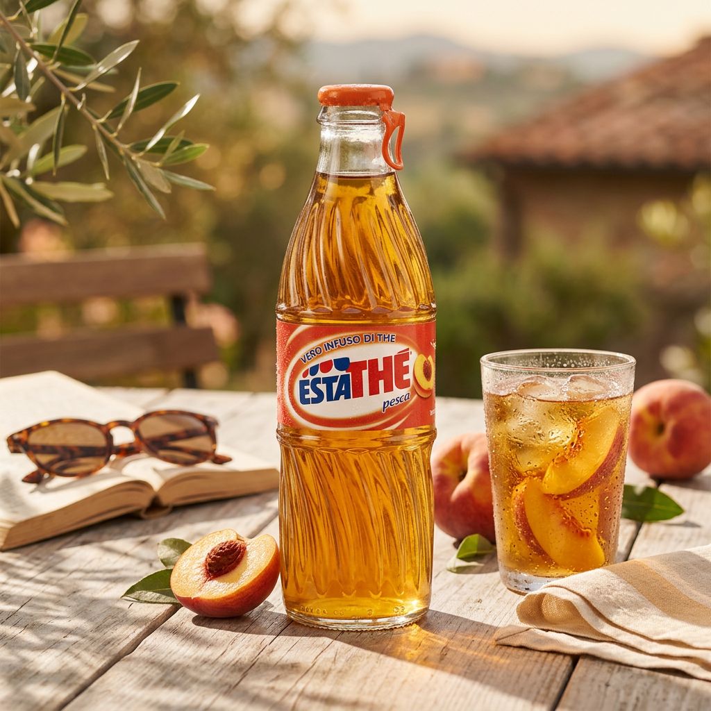 Ferrero Estathe Botella Melocotón Retro