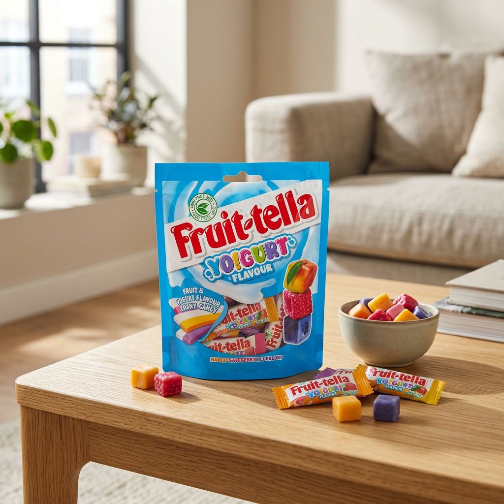 Caramelos Masticables Fruit-Tella Sabor Yogurt