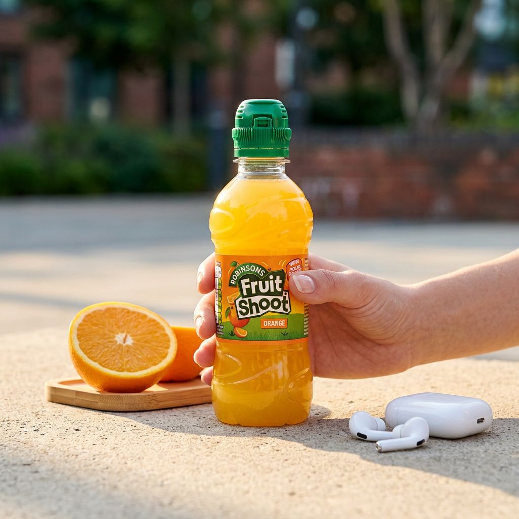 Fruit Shoot Orange Big, boisson fruitée sans sucres ajoutés venue du Royaume-Uni, disponible sur My American Shop