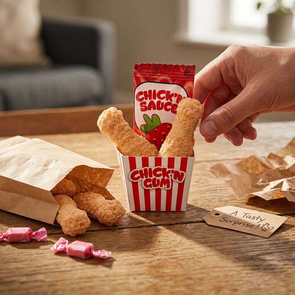 Funnycandy Chick'N Gum Chicle
