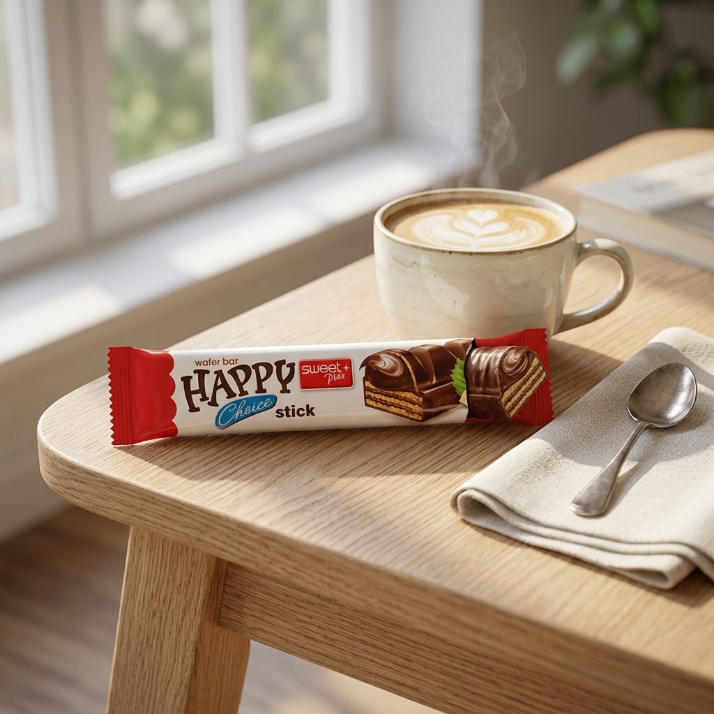 Barritas de galleta Happy Choice con crema de avellana y cacao