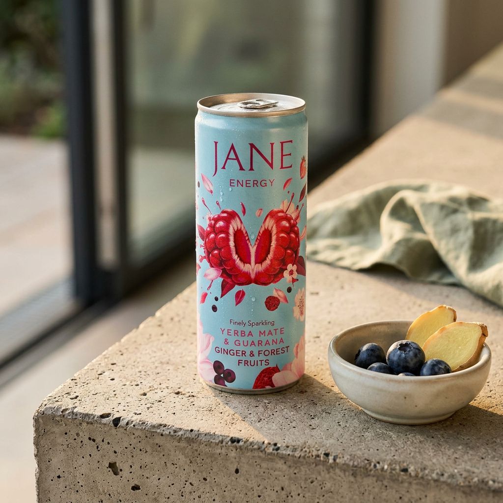 Jane Energía Jengibre y Frutos del Bosque