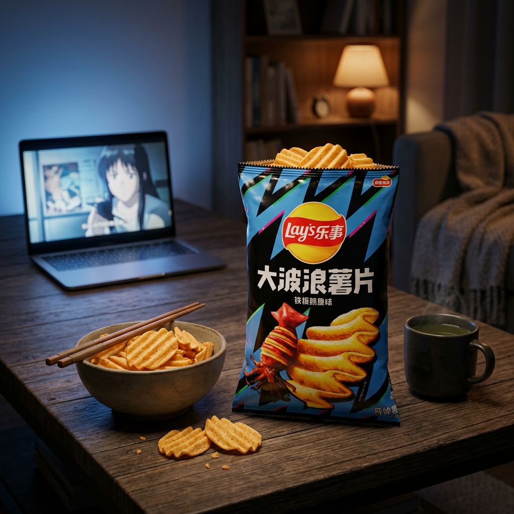 Lay's Deep Ridged Calamar