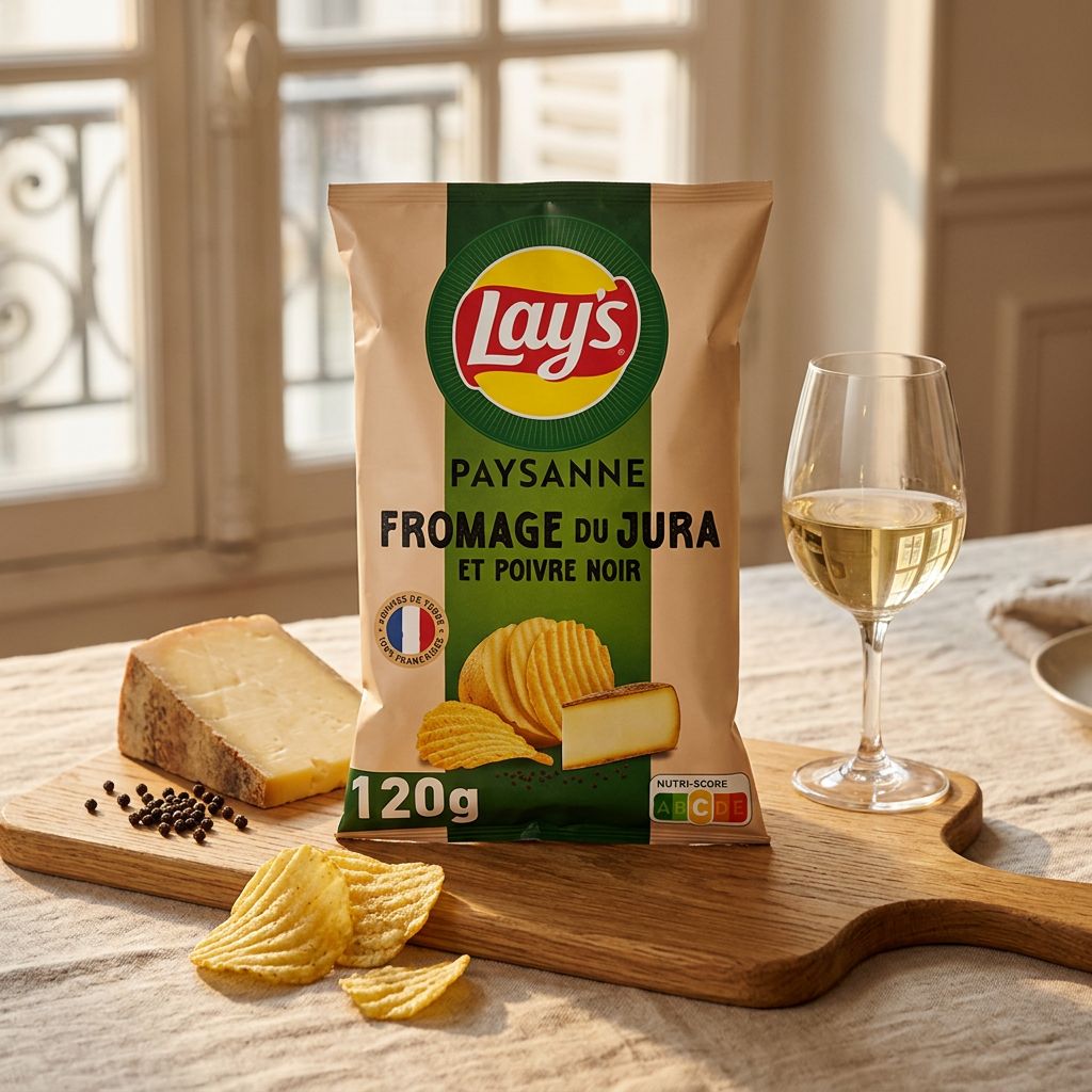Lay's Campesinas Queso del Jura y Pimienta Negra