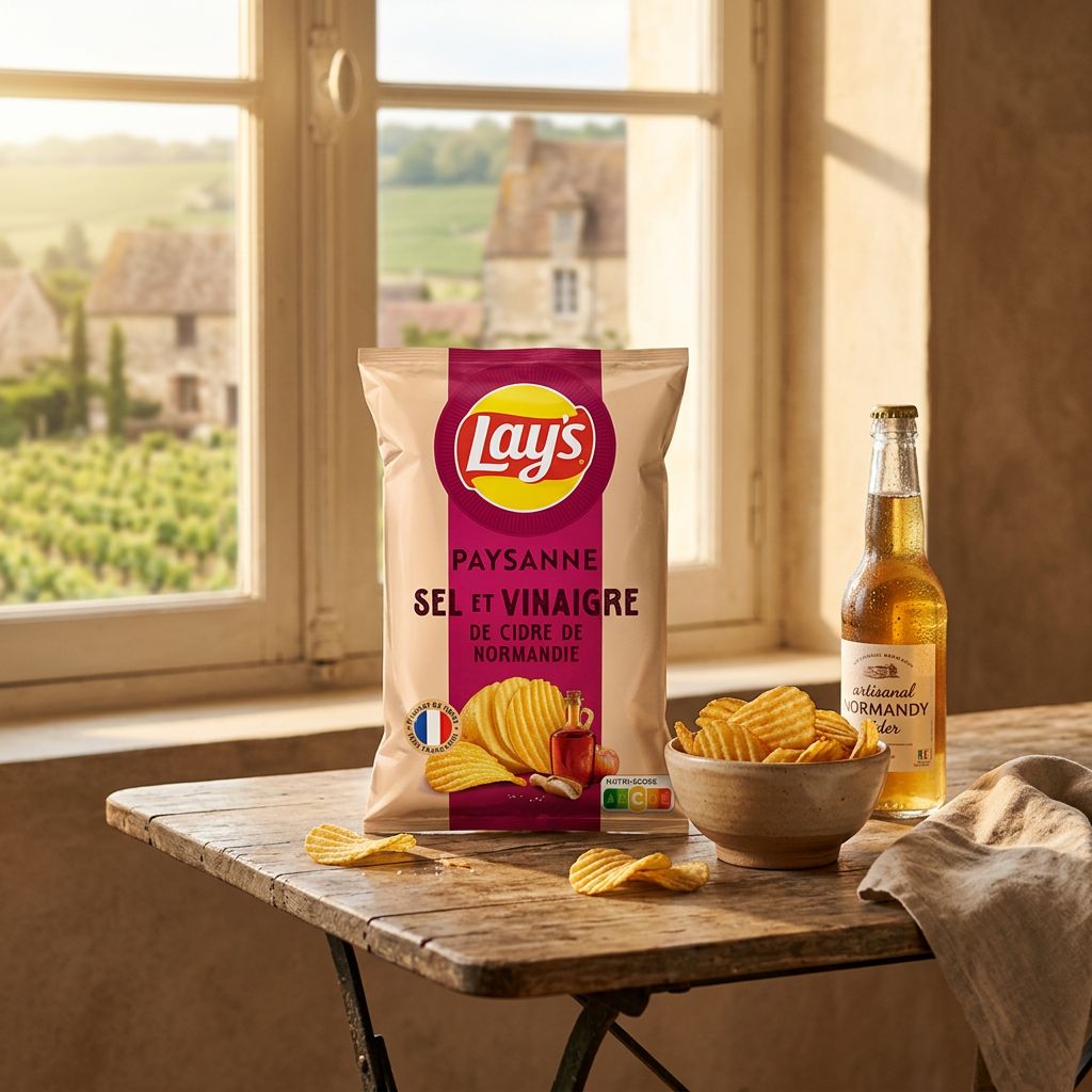 Lay's Campesinas Sal Marina y Vinagre de Sidra de Normandía