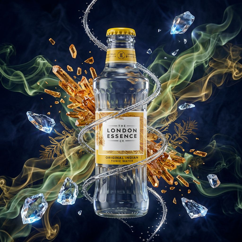 London Essence Original Indian Tonic Water, mixer premium britannique en bouteille, disponible sur My American Shop