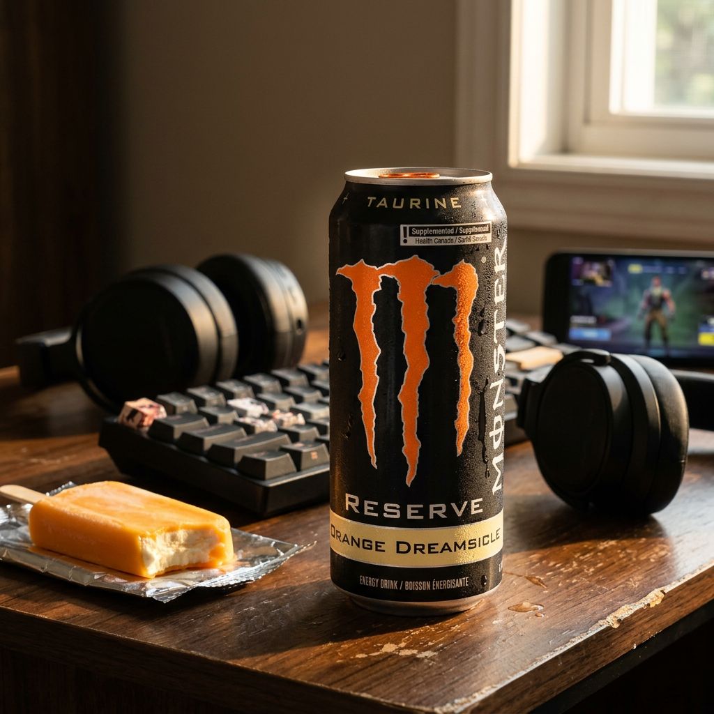Monster Energy Dreamsicle Naranja