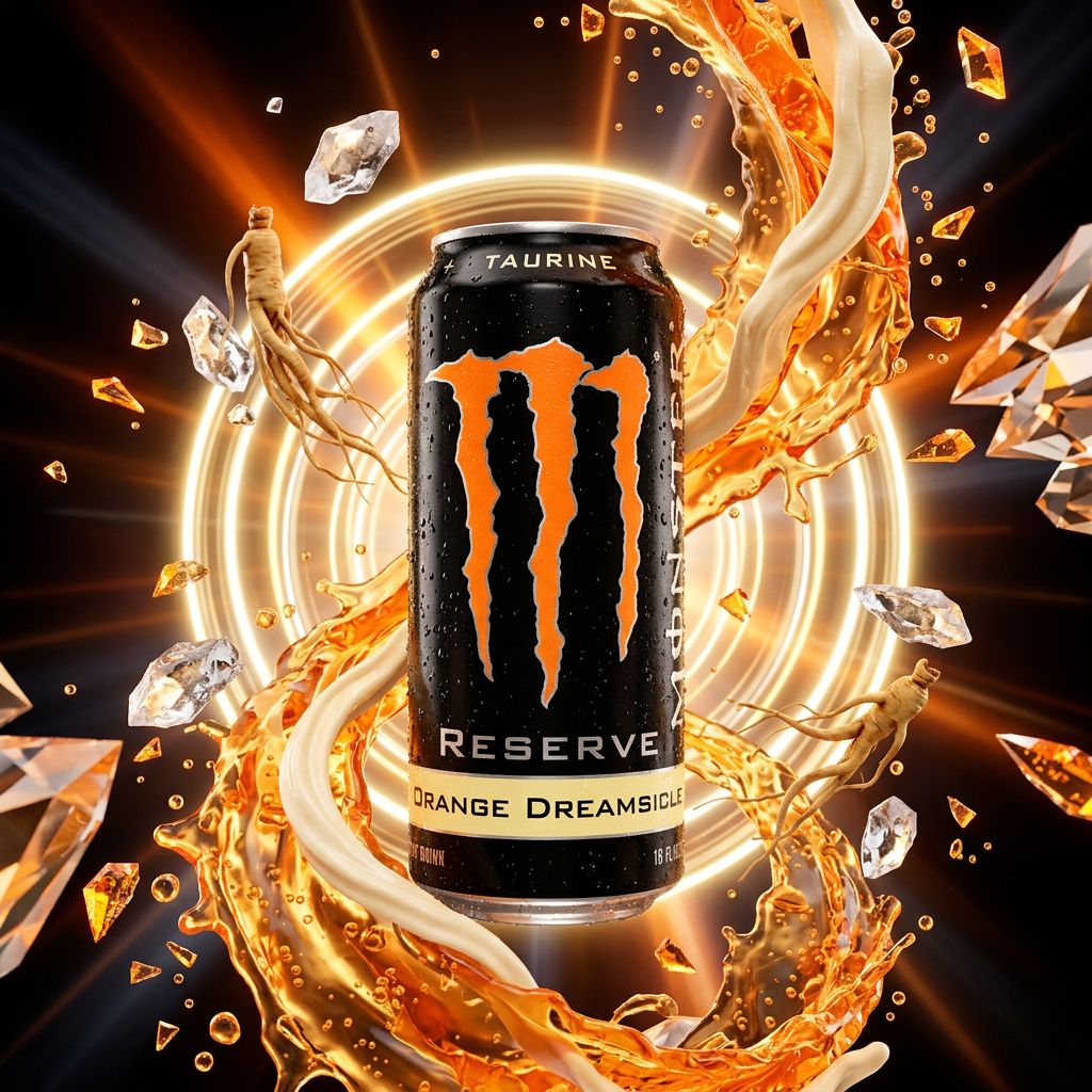 Monster Energy Reserve Dreamsicle Naranja