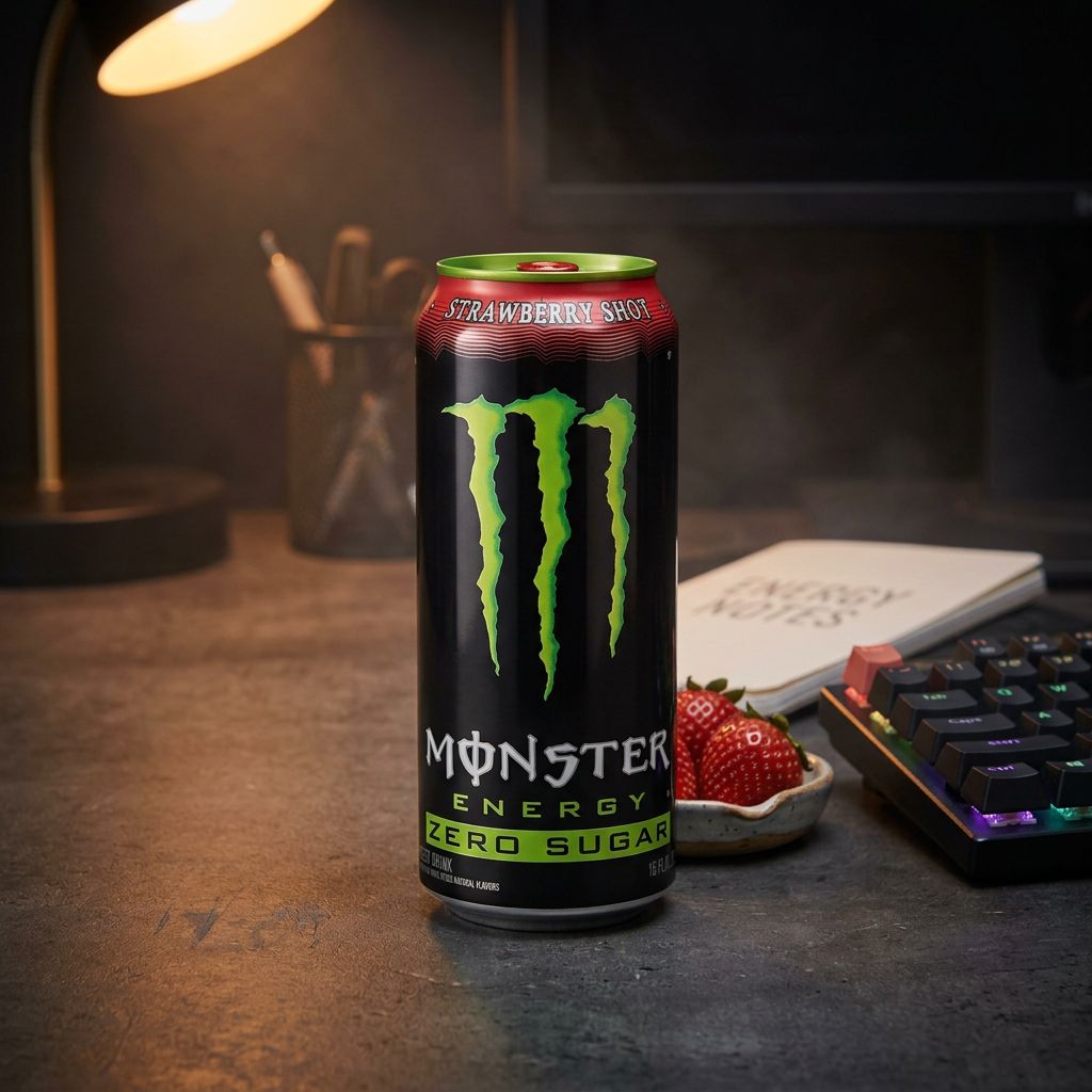 Monster Strawberry Shot Zero Azúcar