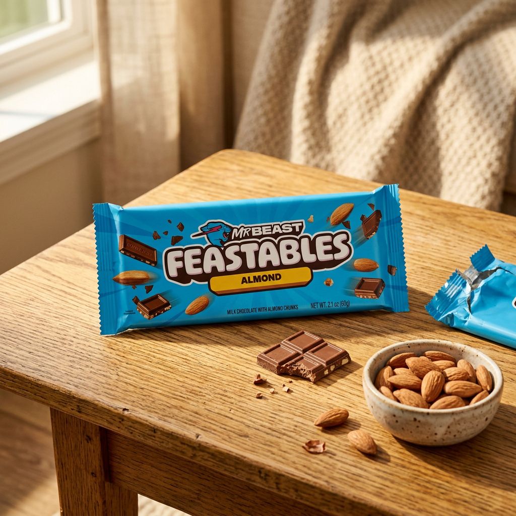Mr Beast Feastables Chocolate con Almendras