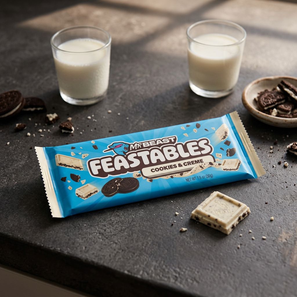 Mr Beast Feastables Galletas y Crema