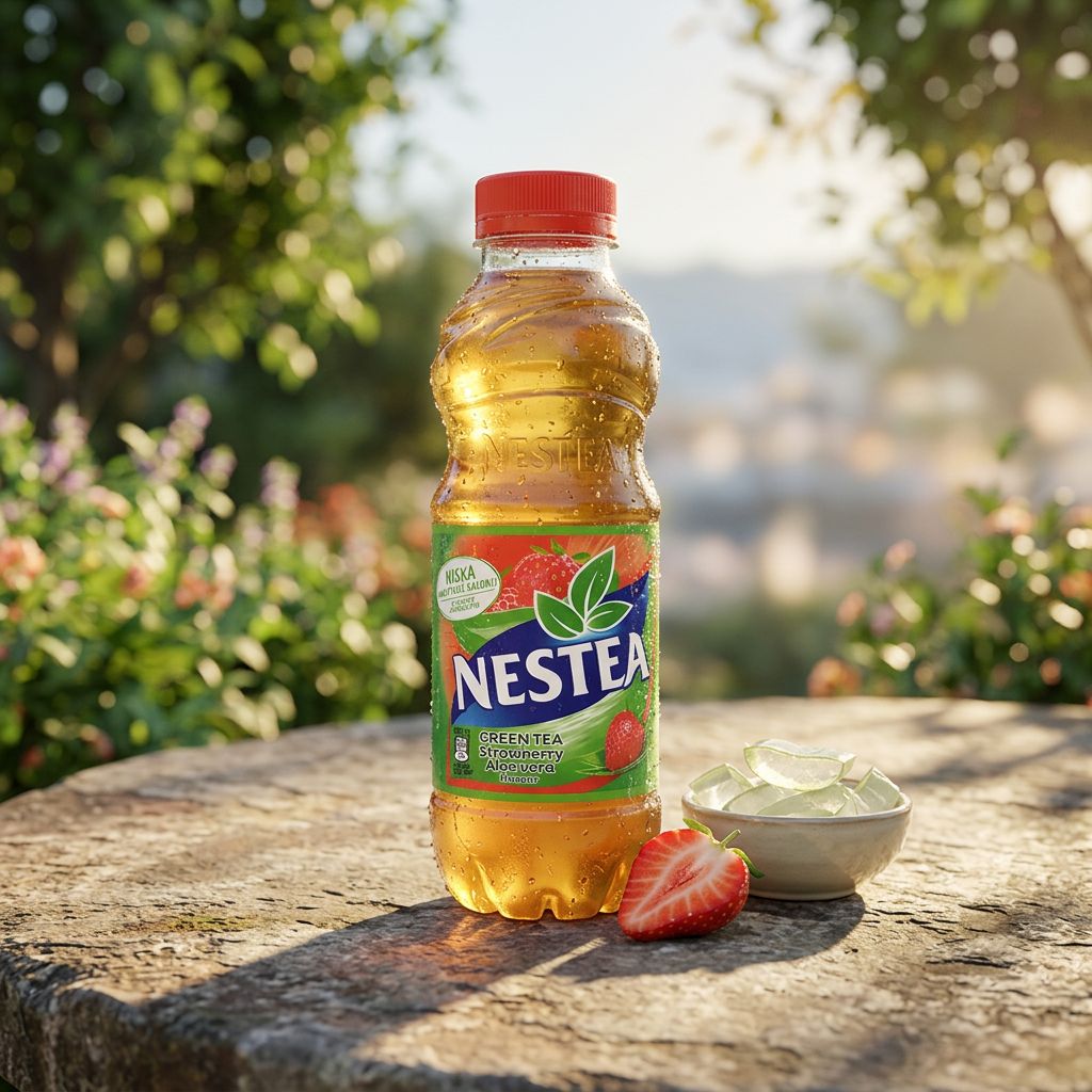 Nestea Té Verde Fresa y Aloe Vera