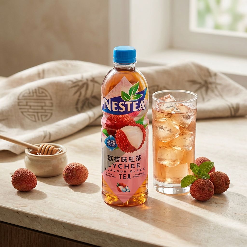 Té negro Nestea Ice Rush con lichi