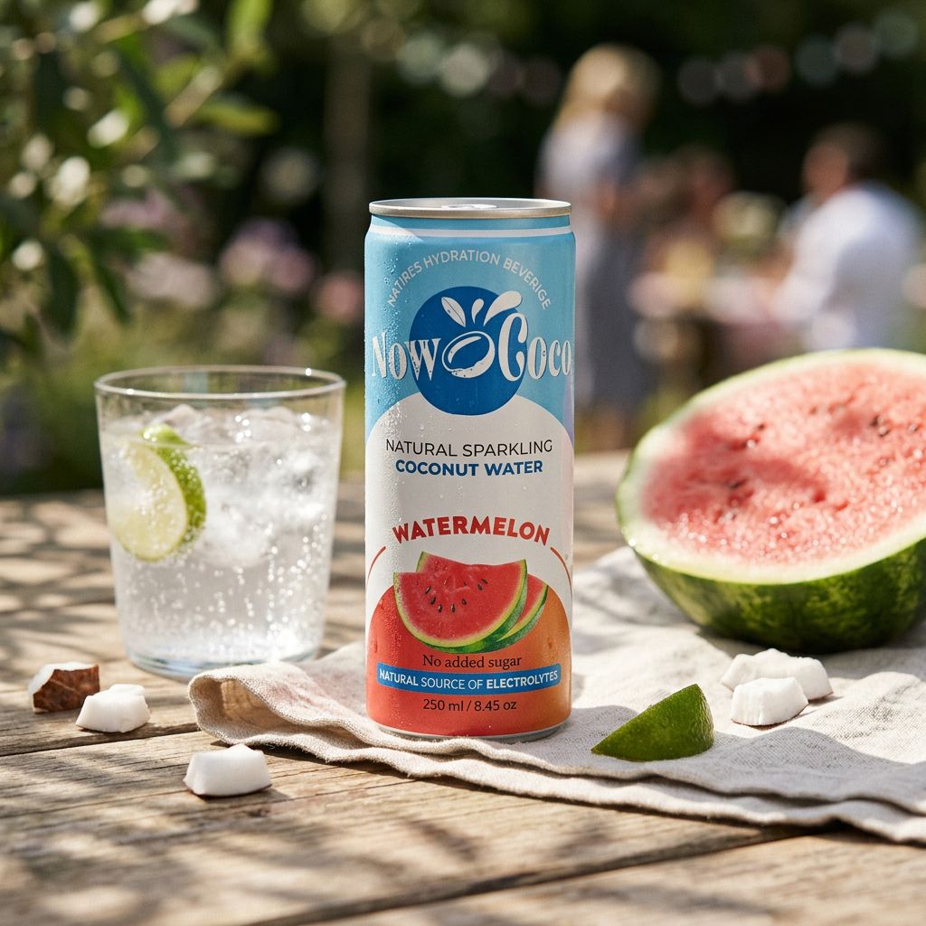 Ahora Coco Sparkling Agua de Coco Sandía