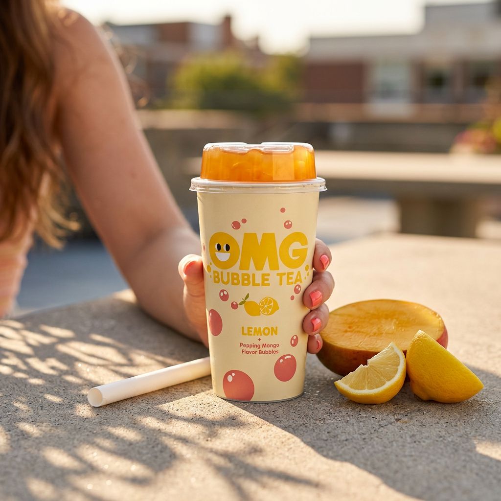 OMG Té de Burbuja Limón y Mango 270ml