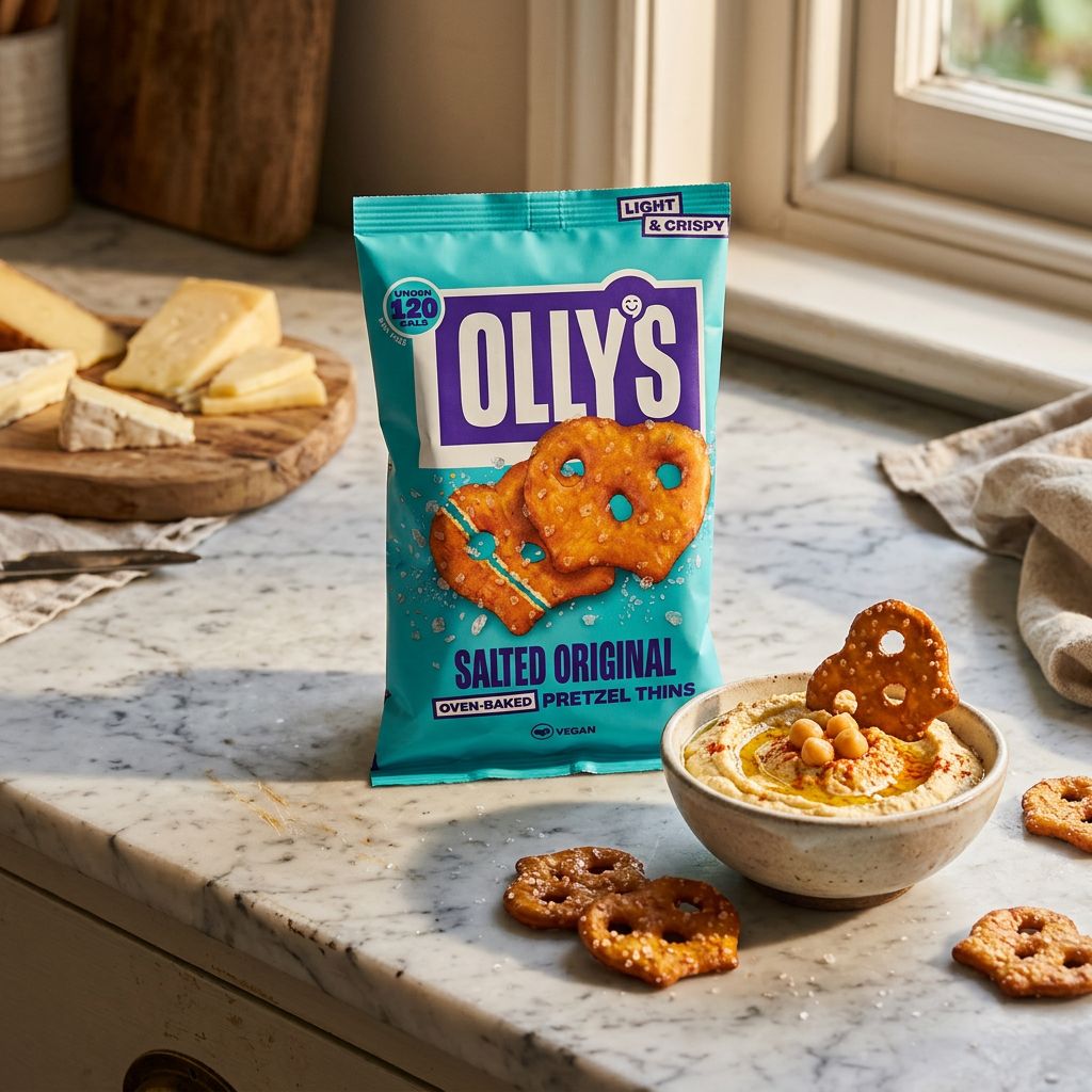 Olly's Pretzel Thins Original Salados