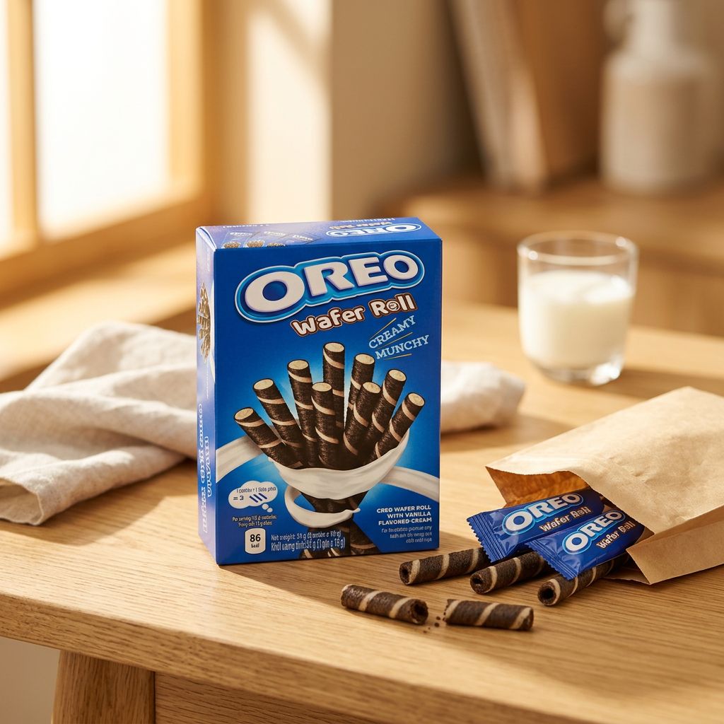 Oreo Wafer Roll Vanilla
