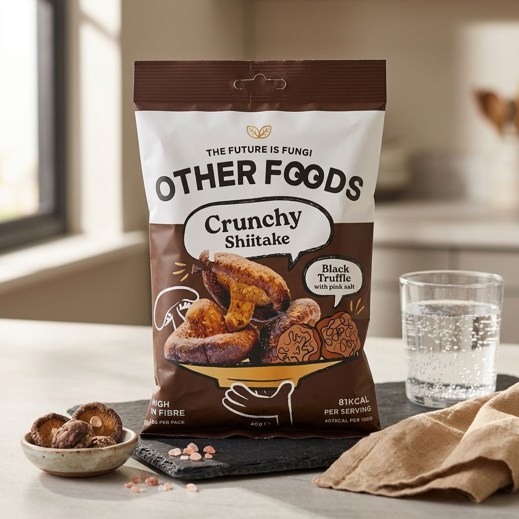 Otros alimentos Crujientes Setas Shiitake - Trufa Negra y Sal Rosa