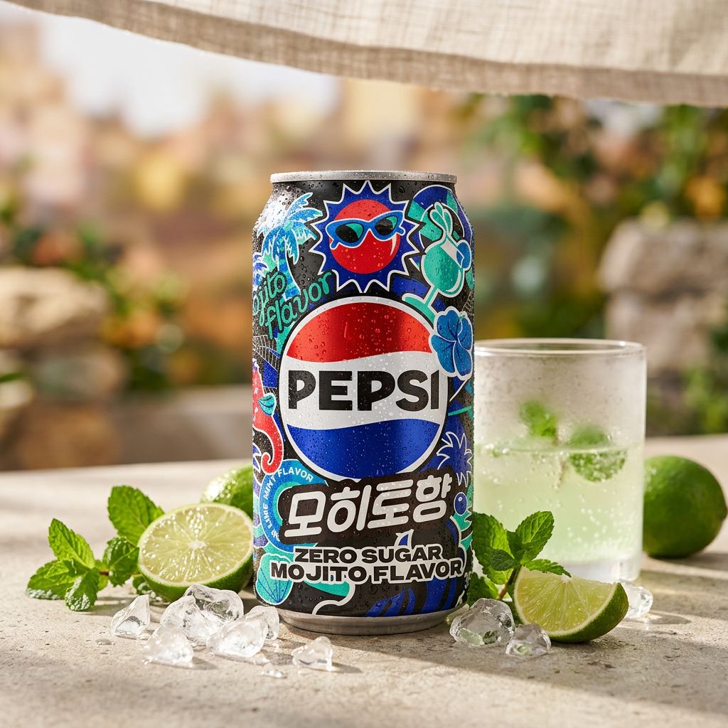 Pepsi Zero Azúcar Sabor Mojito