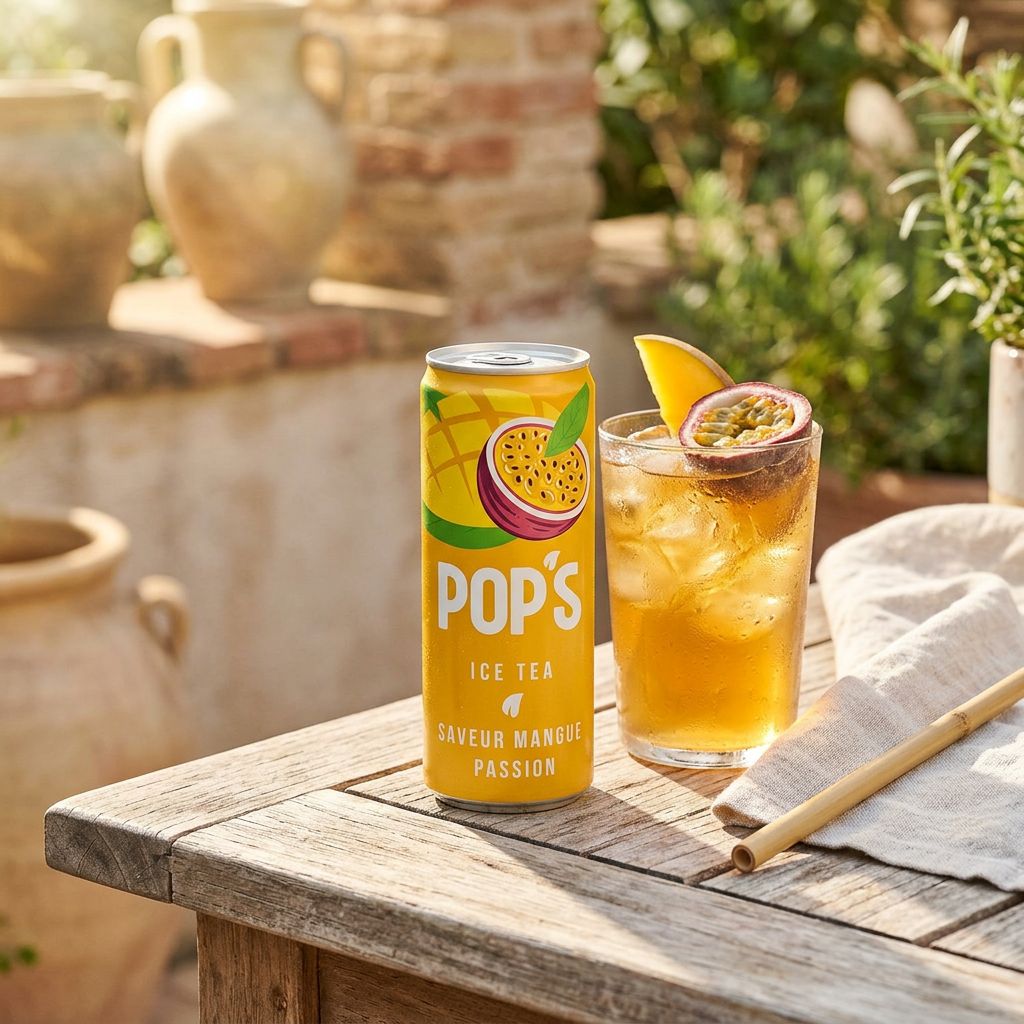 Pop's Ice Tea Mango Maracuyá Lata