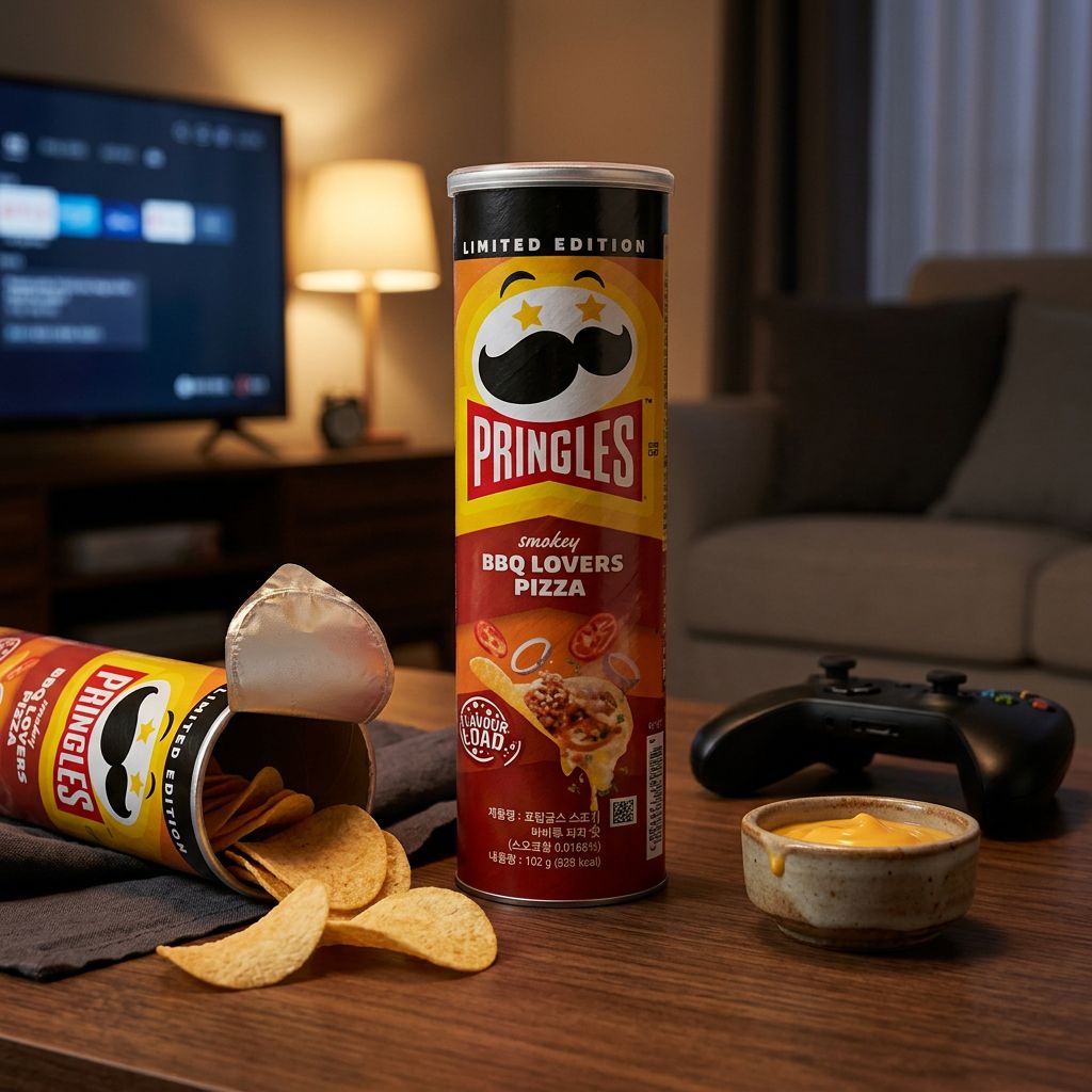 Pizza amantes de la barbacoa Pringles